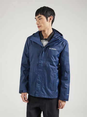 COLUMBIA Outdoorjas 'Pouring Adventure' in Blauw: voorkant