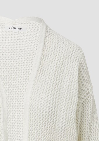 s.Oliver Strickjacke in Weiß