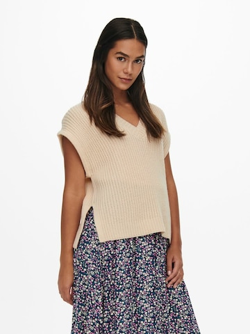 Pull-over JDY en beige : devant