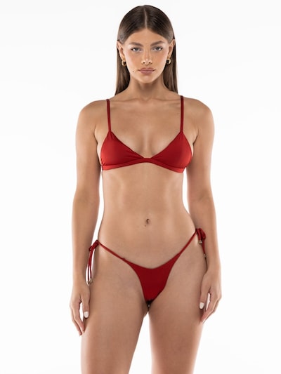 Acuarela Brand Bikini 'Royale Triangle Bikini Set' koossa S värissä rubiininpunainen, Tuotenäkymä