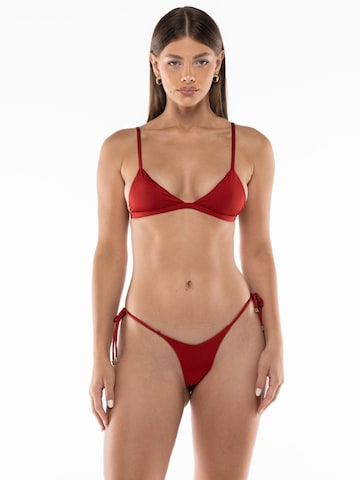 Triangolo Bikini 'Royale Triangle Bikini Set' di Acuarela Brand in rosso
