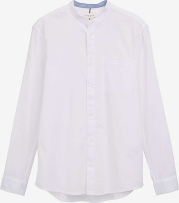TOM TAILOR Button Up Shirt in White: front