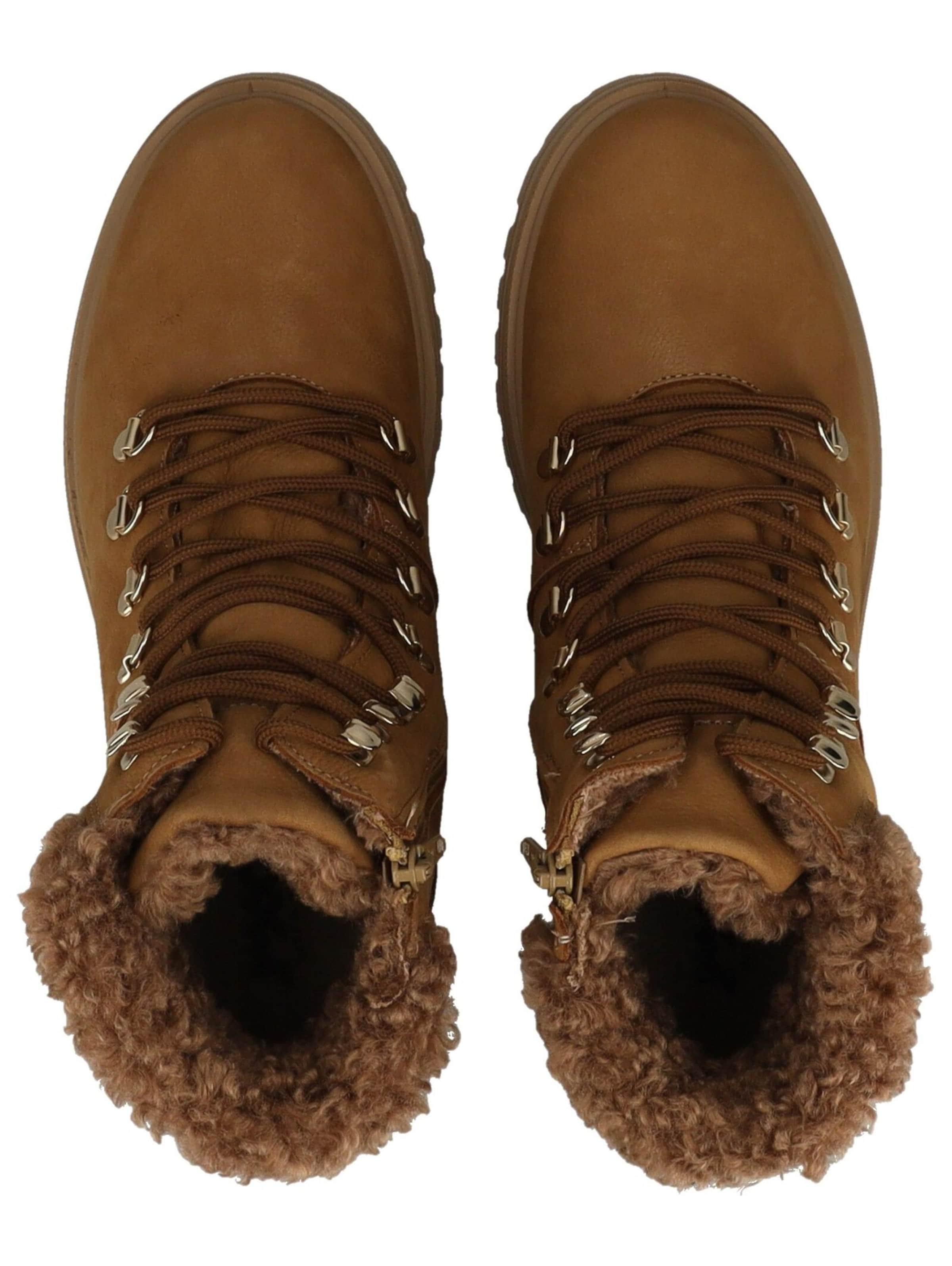Bottines à lacets IMAC en marron : au dessus