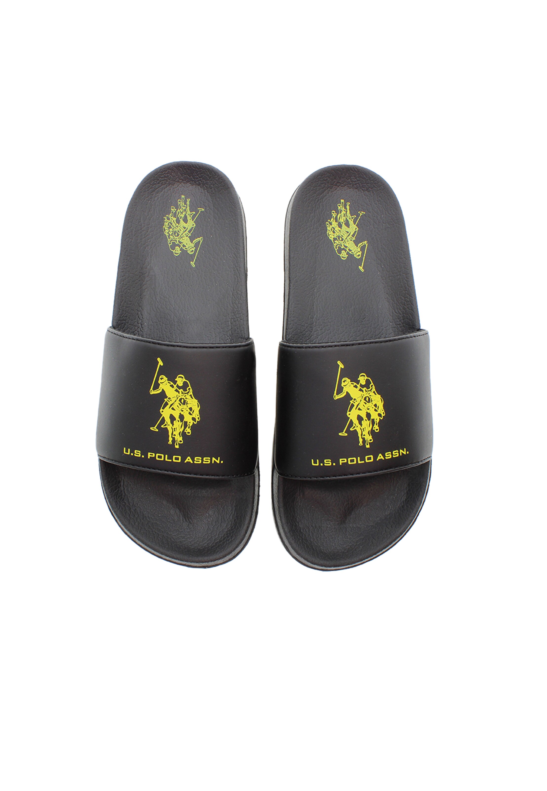 U.S. POLO ASSN. Muiltjes 'Skye' in Zwart