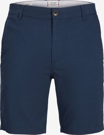 Pantalon chino Jack & Jones Plus en bleu : devant