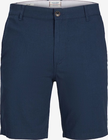 Pantalon chino Jack & Jones Plus en bleu : devant