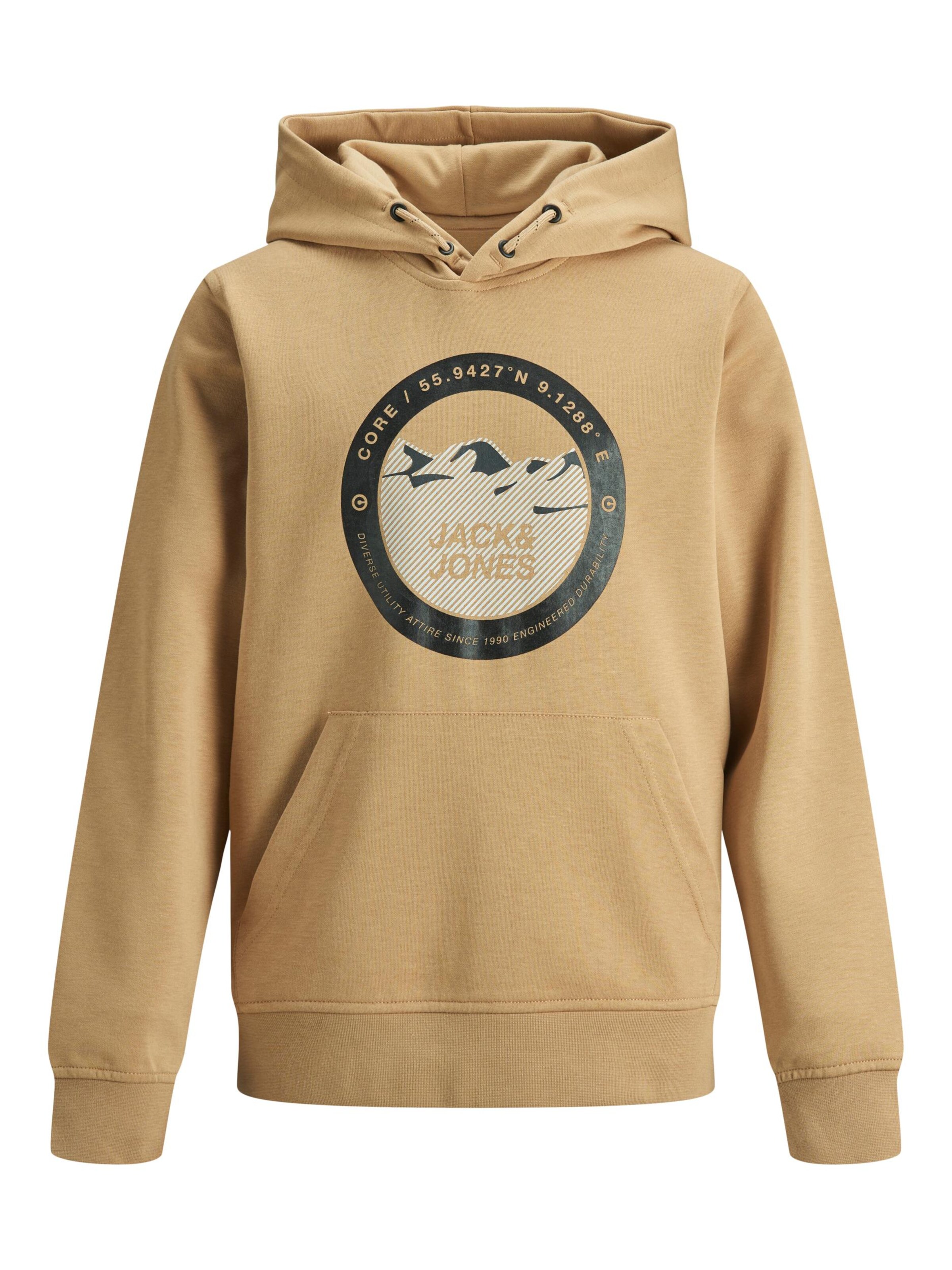 Kinder Kids (Gr. 92-140) Jack & Jones Junior Sweatshirt 'Bilo' in Hellbraun - OF74635 Kinder Kids (Gr. 92-140) Jack & Jones Junior Sweatshirt 'Bilo' in Hellbraun - OF74635