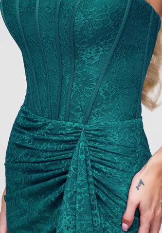 Robe de soirée Ombre en vert