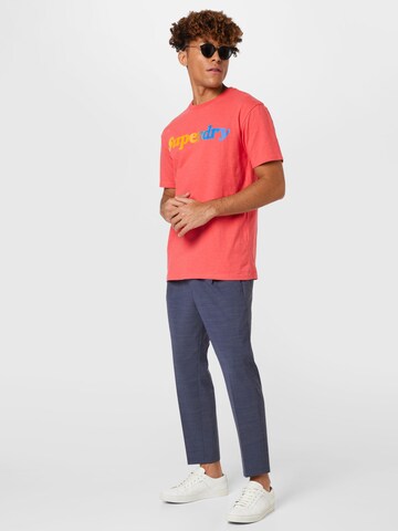 T-Shirt 'Cali' Superdry en rouge