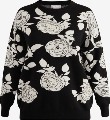 Pull-over Usha en noir : devant