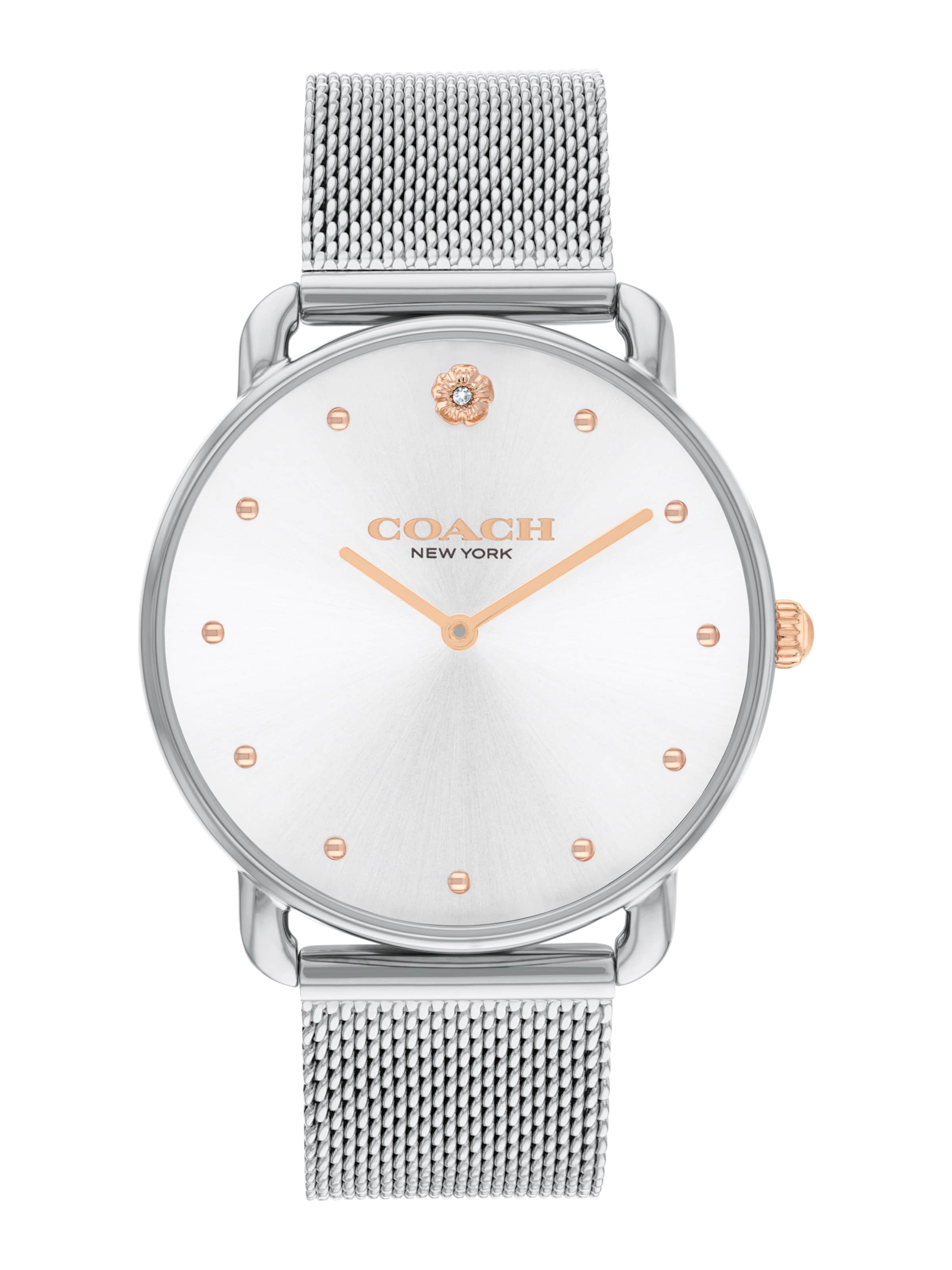 COACH Uhr 'ELLIOT' in Silber