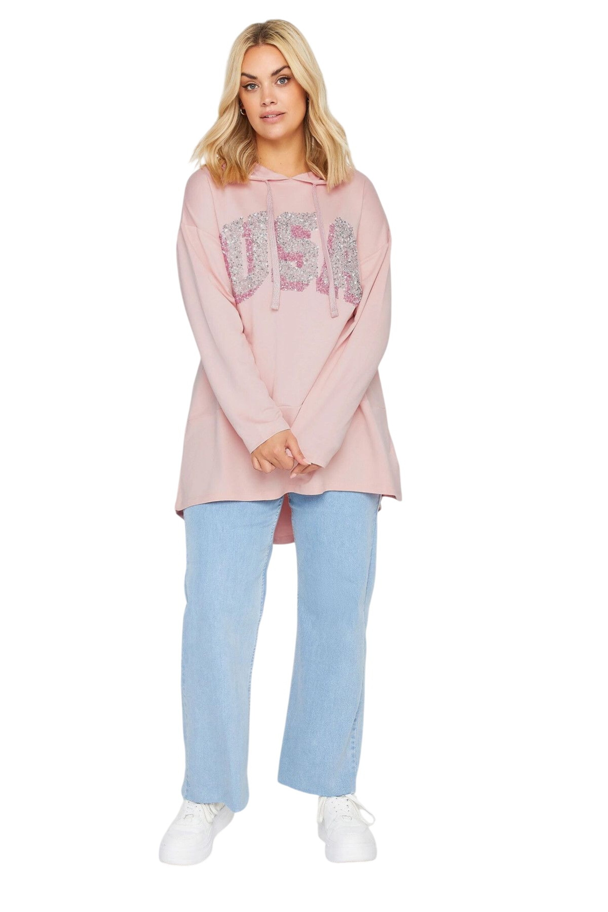 Stil Diva Sweatshirt in Pink