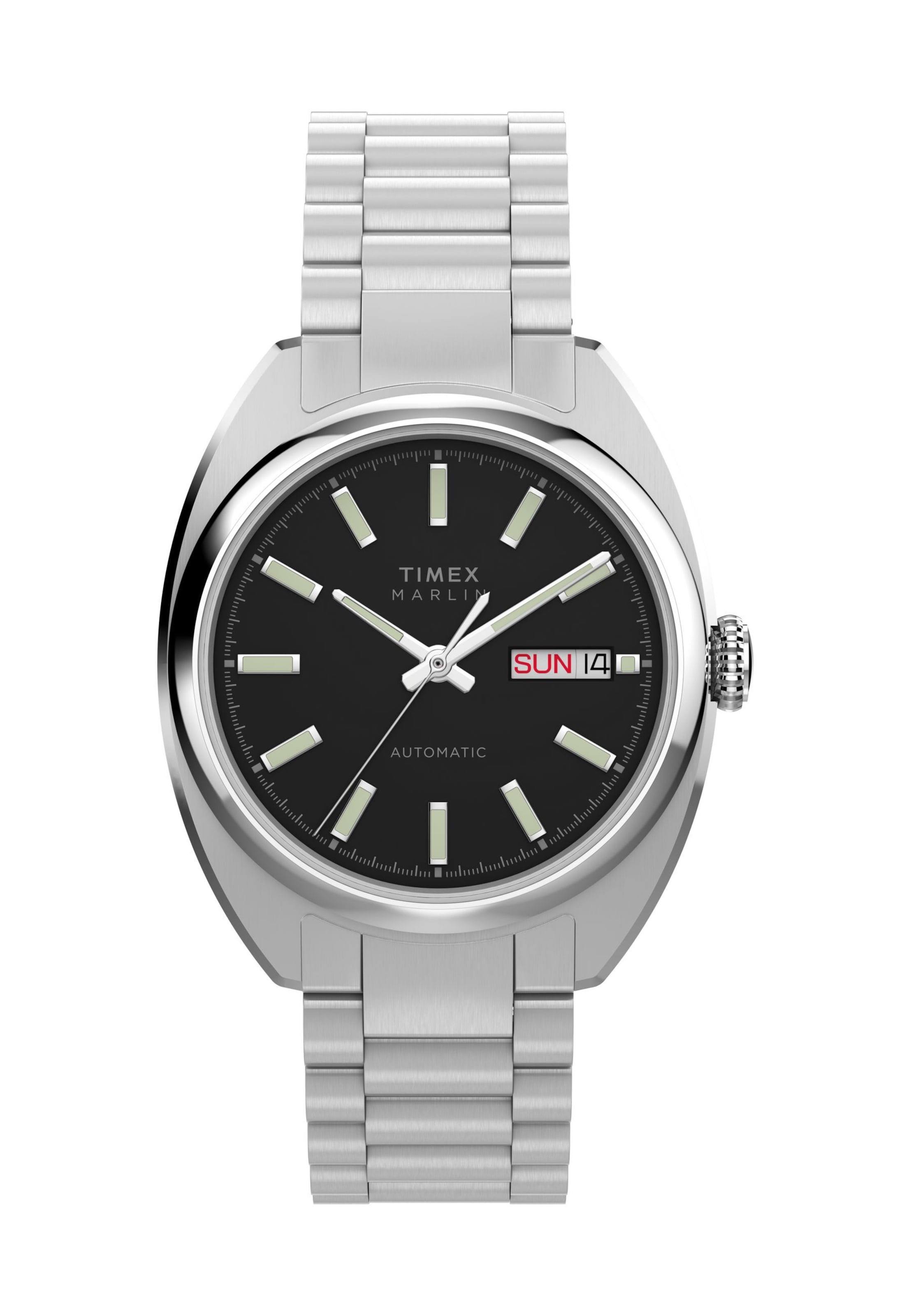 Montre à affichage analogique 'Marlin Draper' TIMEX en argent : devant