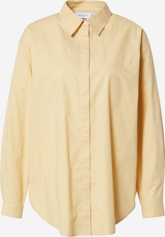 MSCH COPENHAGEN - Blusa 'Haddis' em amarelo: frente