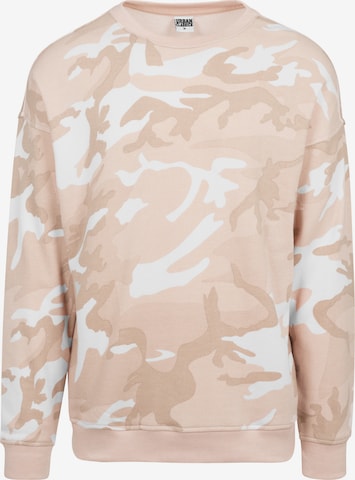 Urban Classics Sweatshirt in Pink: front