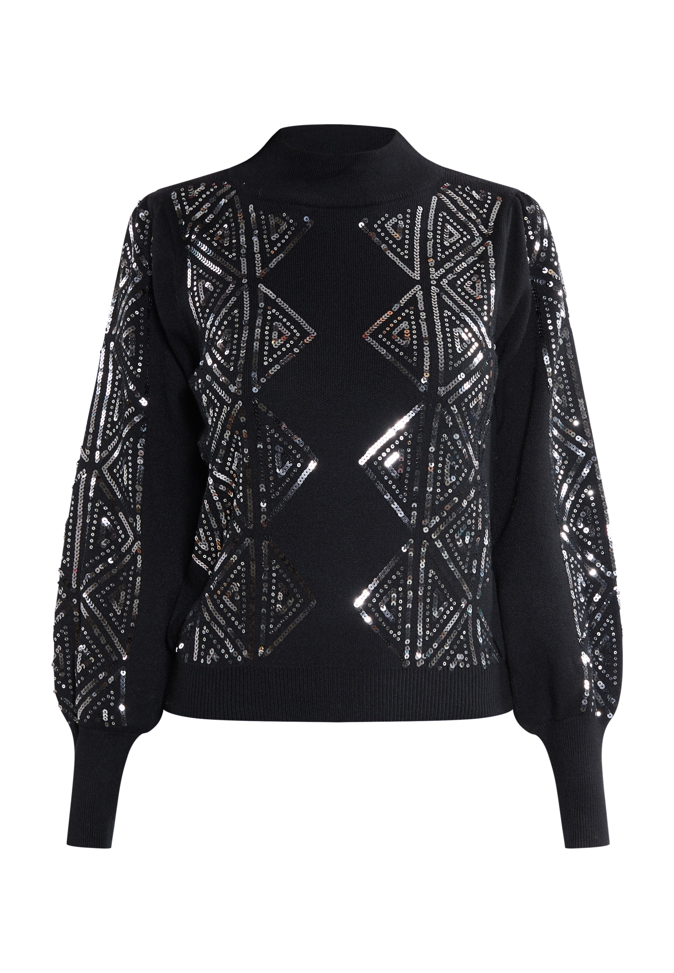 faina Pullover in Schwarz: Vorderseite