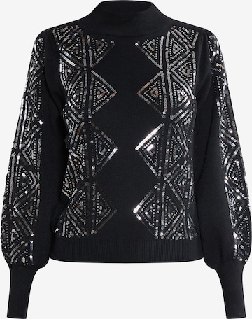 Pull-over faina en noir : devant