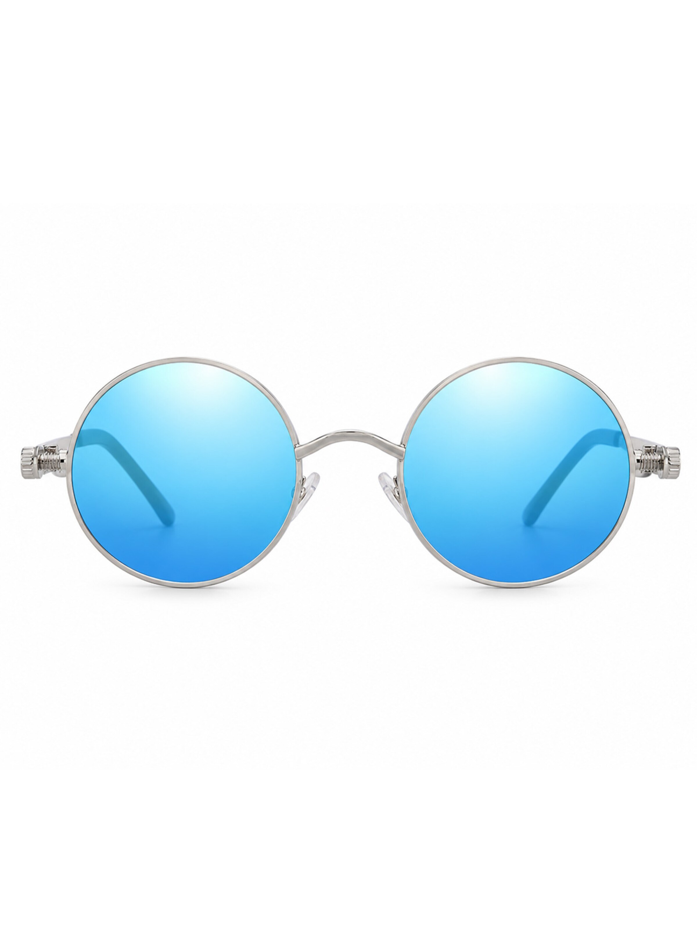 VEYREY Sunglasses 'Emphunnyial' in Silver: front