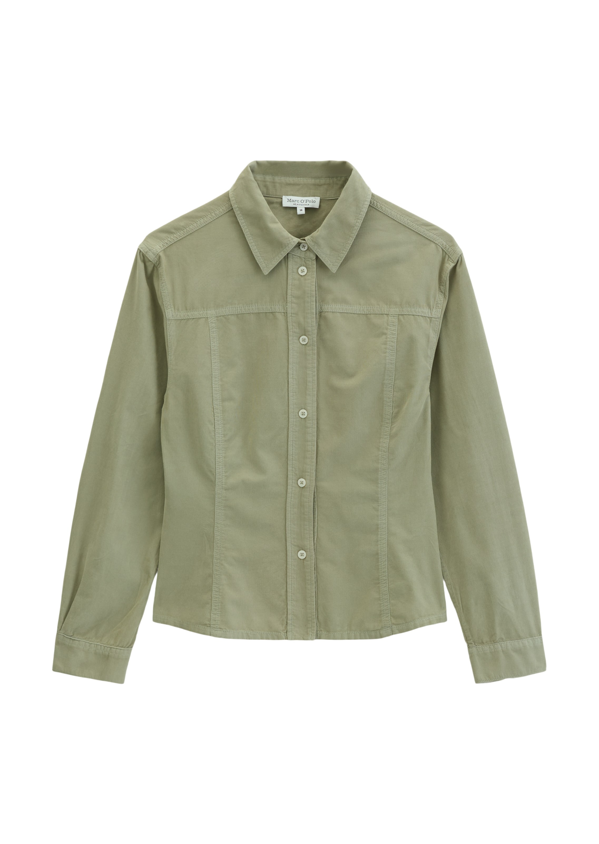 Marc O'Polo Bluse in XXS in grün, Produktansicht