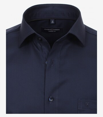 CASAMODA Slim fit Button Up Shirt in Blue