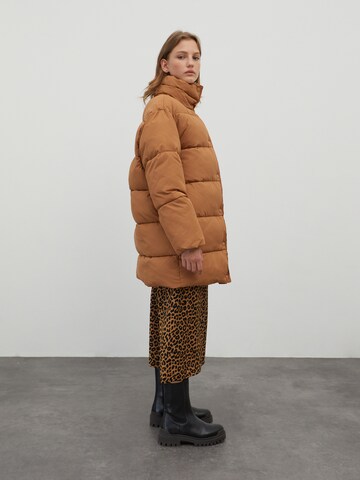 EDITED Winter Coat 'Monta' in Brown