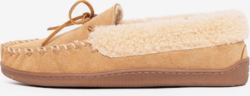 Minnetonka Мокасины 'Allen' в Коричневый: спереди