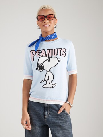 Pull-over 'SNOOPY' PRINCESS GOES HOLLYWOOD en bleu : devant
