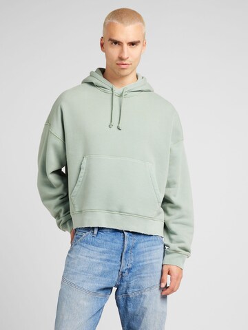 Abercrombie & Fitch Sweatshirt in Groen: voorkant