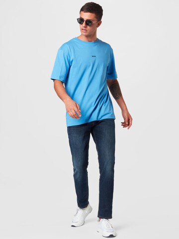 BOSS Shirt 'Teeos' in Blauw