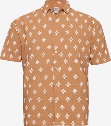 Campus SutraRegular Fit Košulja ' Tottie ' - smeđa boja: prednji dio