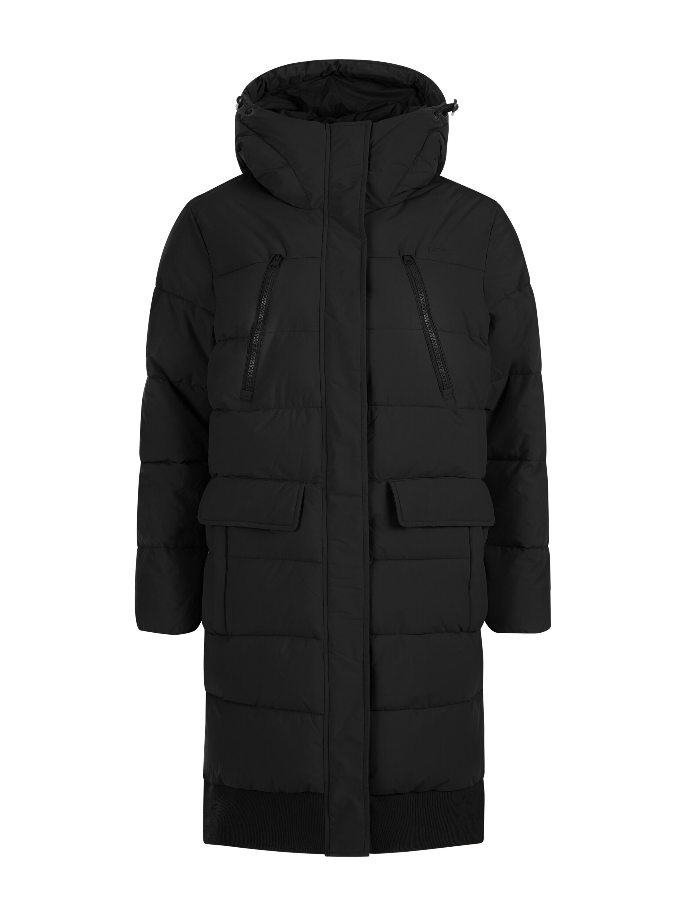 PROTEST Winterjacke 'PRTKooky'‌ in Schwarz: Vorderseite