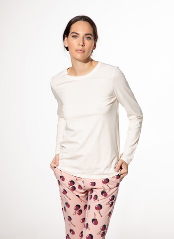 Sanetta Schlafshirt in Beige: Vorderseite