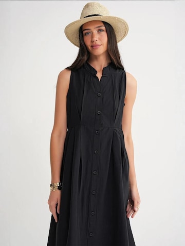MixRay Shirt dress in Black