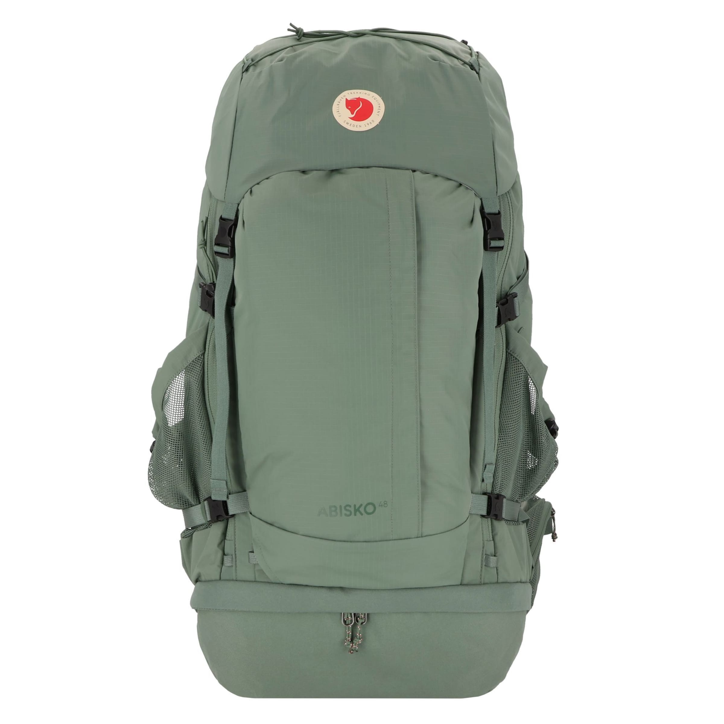 Zaino sportivo 'Abisko Trek' di Fjällräven in verde: frontale