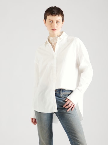 Staud Blouse 'COLTON' in Wit: voorkant