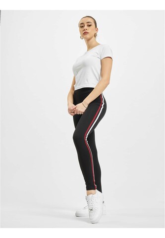 DEF - Skinny Leggings en negro: frente