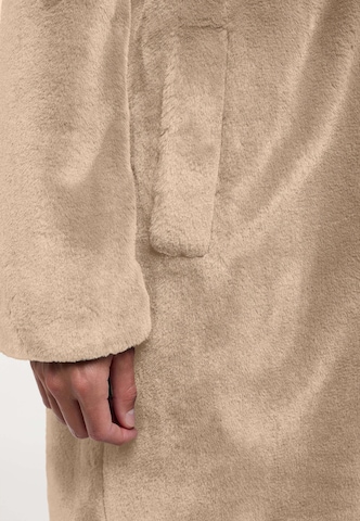Frieda & Freddies NY Fake Fur Coat (Fellimitatmantel) in Beige