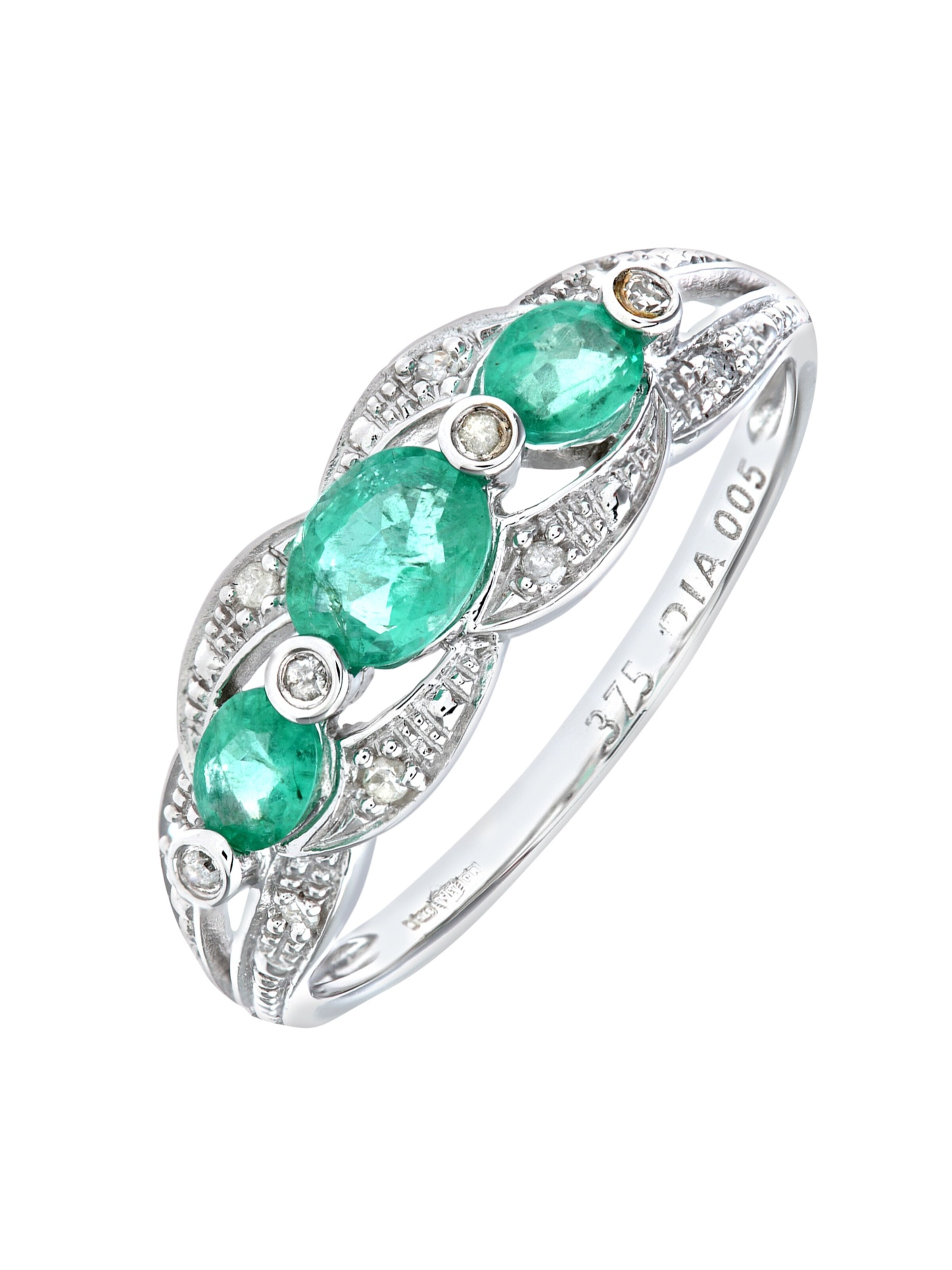 DIAMANT LETERNEL Ring in Silver: front