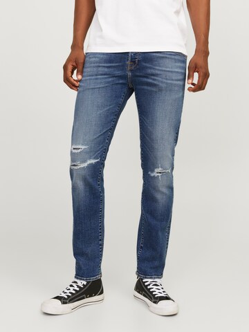 JACK & JONES - regular Vaquero ' JJIMIKE JJFOX' en azul: frente