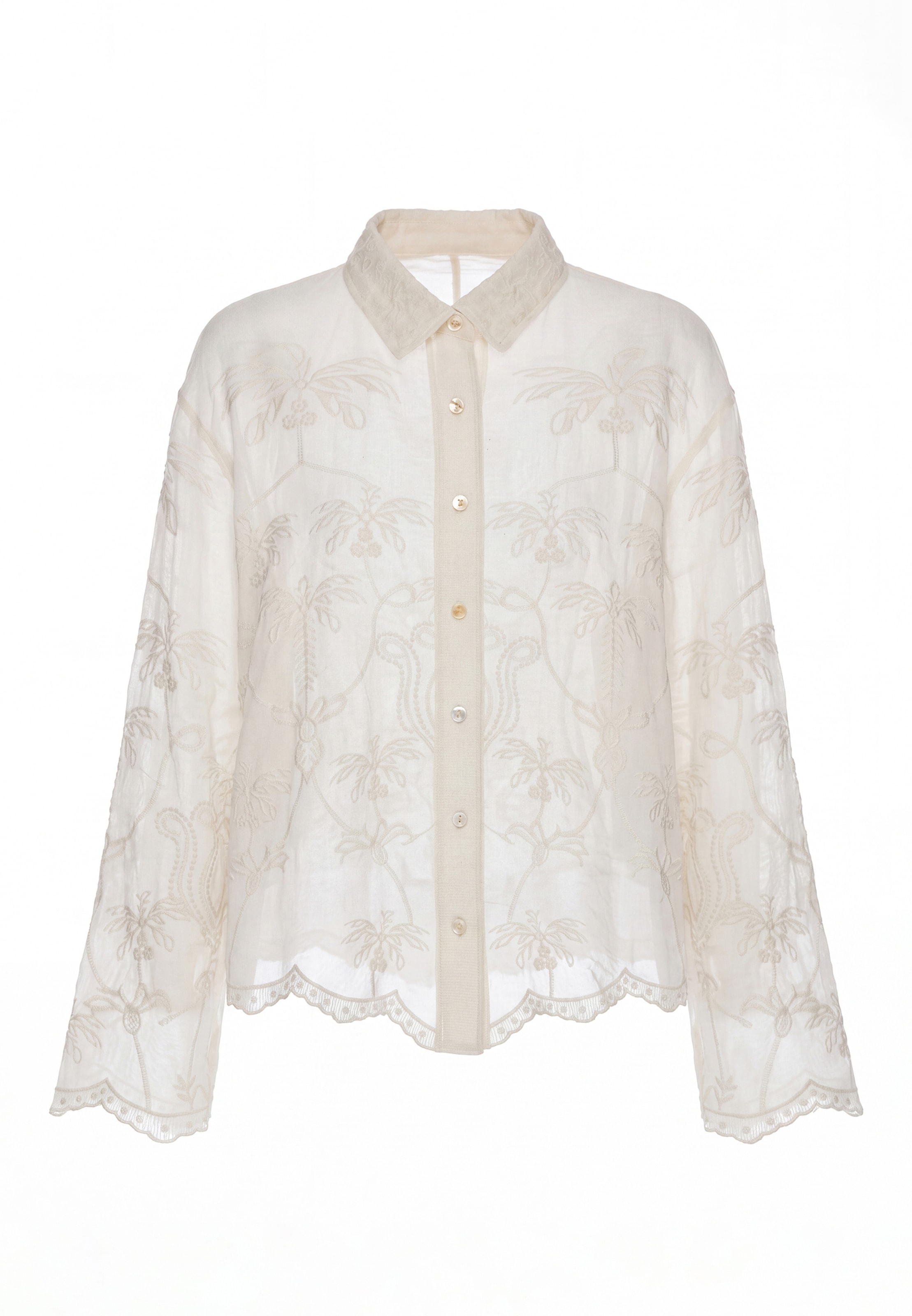 IZIA - Blusa em branco: frente