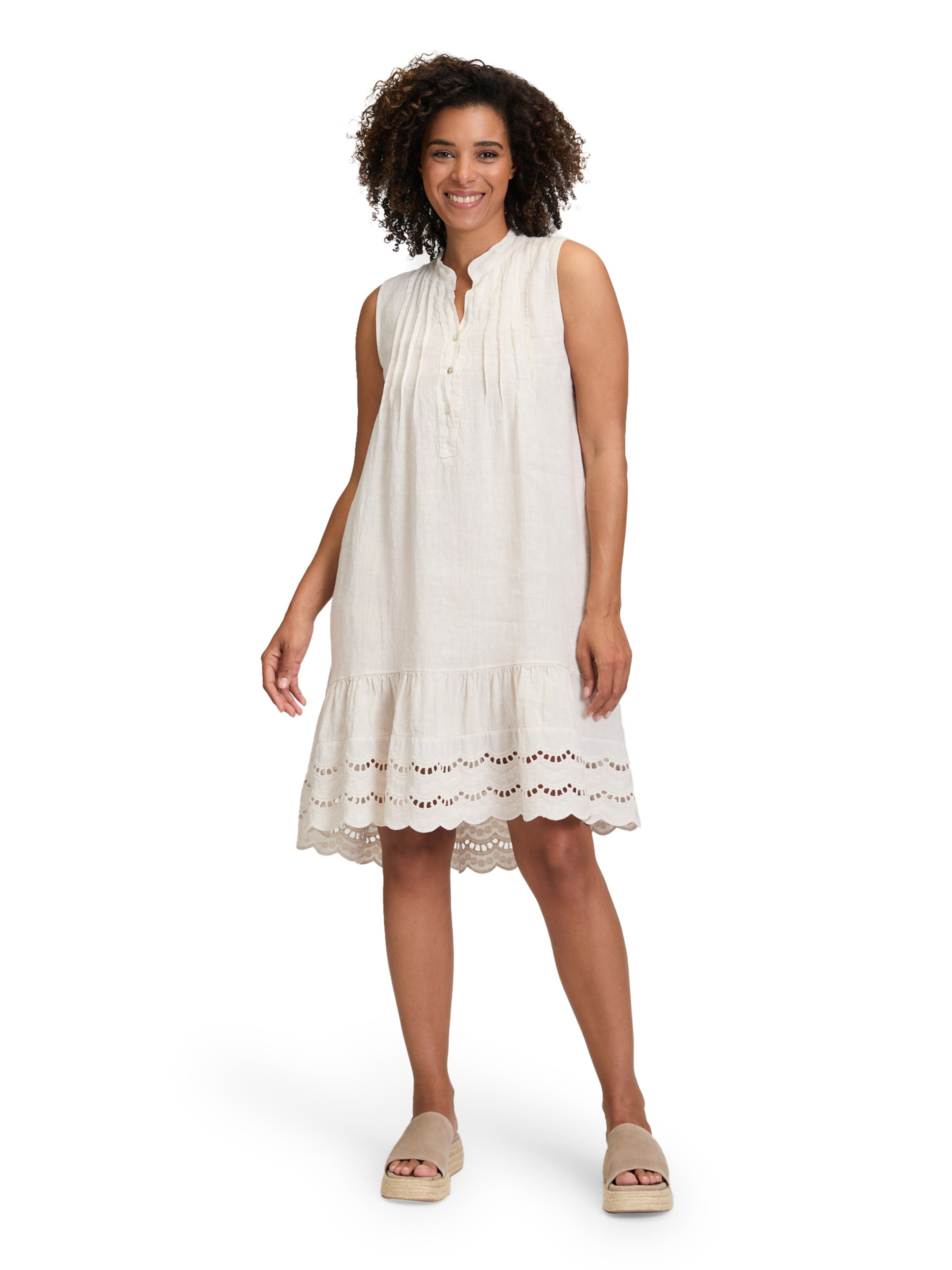 Cartoon Kleid in Beige