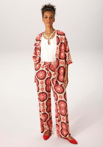 Aniston CASUAL Kimono in Red