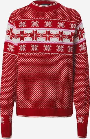 Missguided Sweater in Red: front