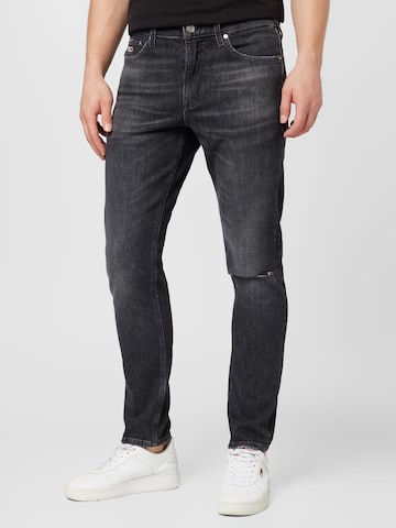 Tommy Jeans Regular Jeans 'ANTON' in Schwarz: predná strana