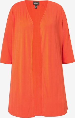 Ulla Popken Strickjacke in Orange: Vorderseite