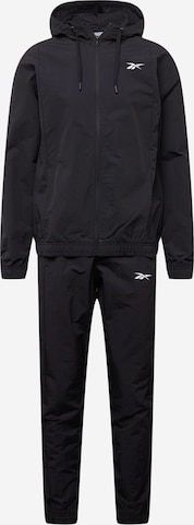 Reebok Sports Suit in Black: front