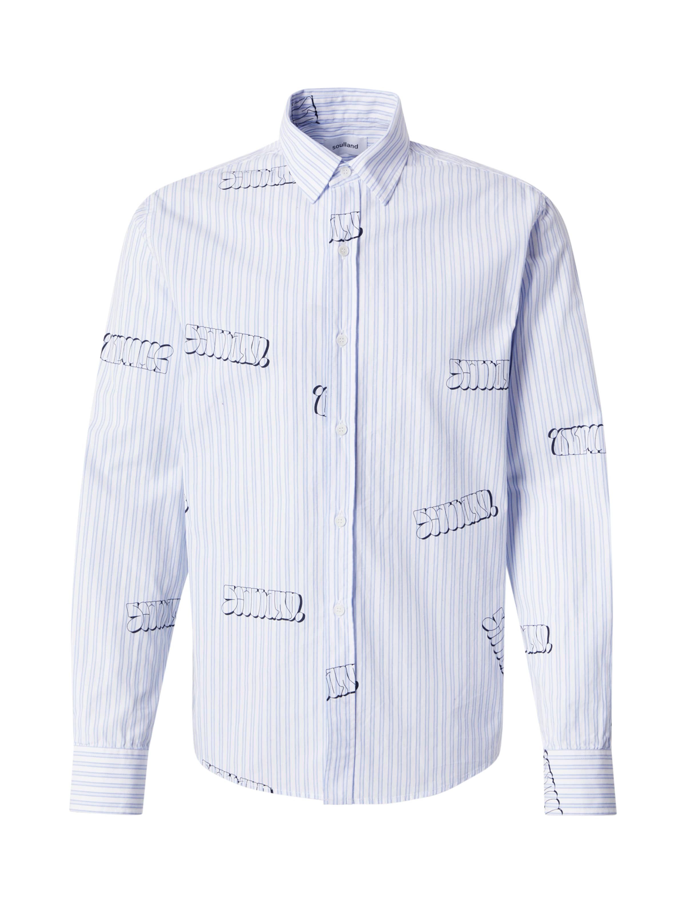 Soulland Regular fit Πουκάμισο 'RADO' σε μπλε: μπροστά