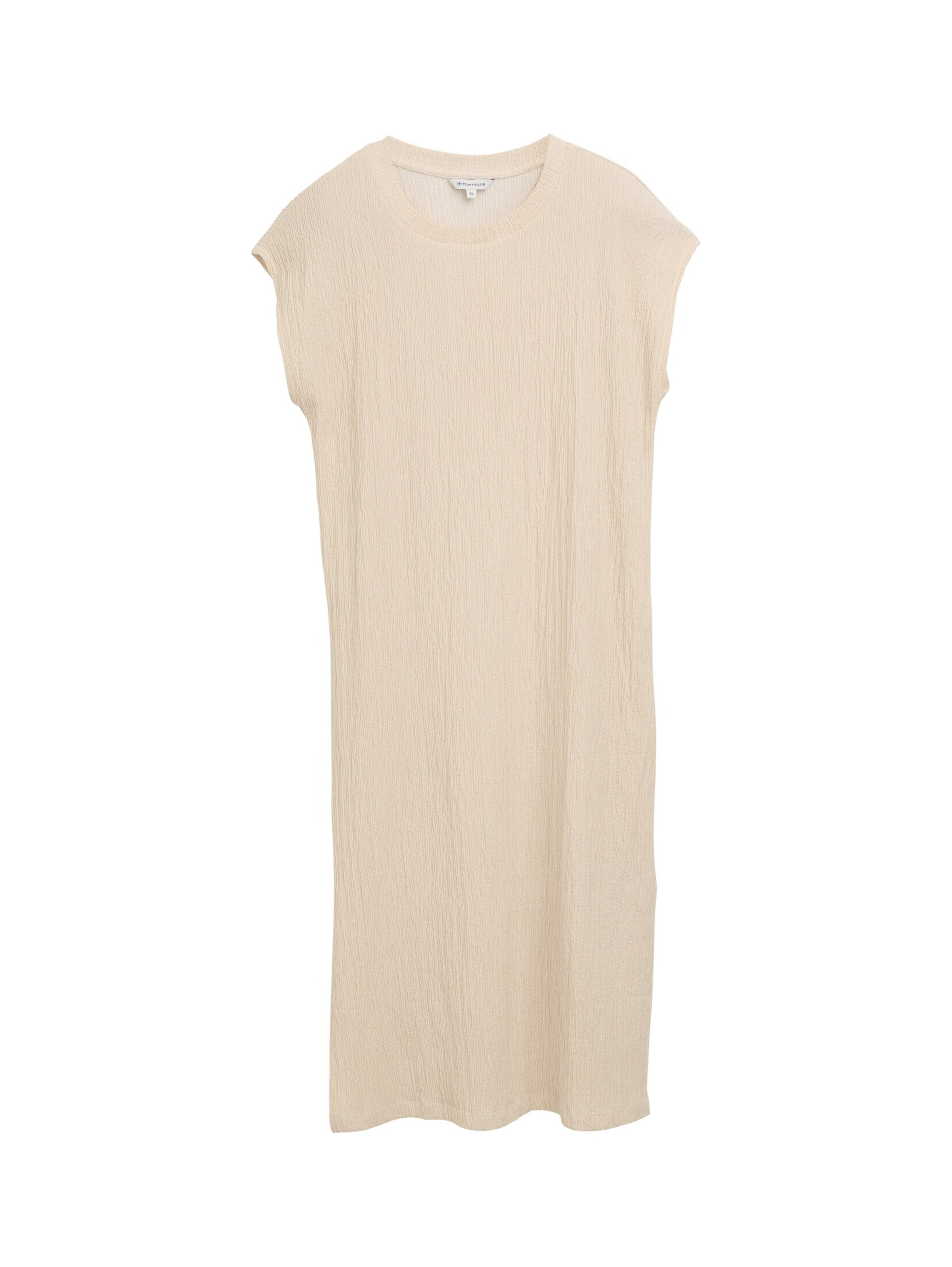TOM TAILOR Zomerjurk in Beige: voorkant