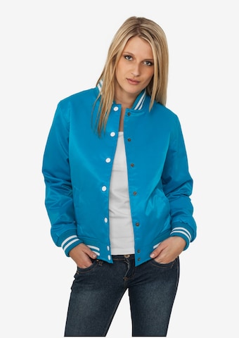 Urban Classics Between-Season Jacket in Blue: front