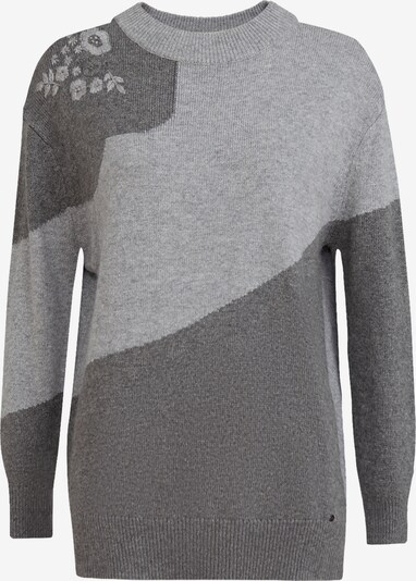 Finn Flare Pullover 'Soft Floral' in S in grau, Produktansicht